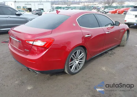 2015 Maserati Ghibli S Q4 from USA, damaged, VIN ZAM57RTA9F1155106
